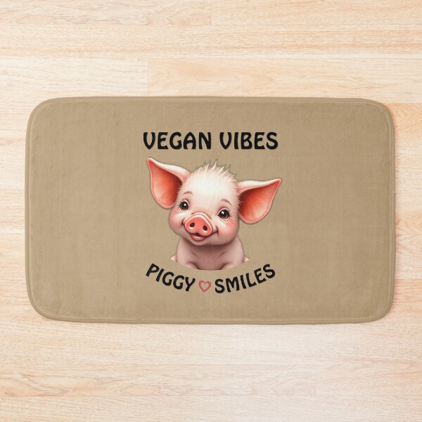 Item preview, Vegan Vibes Piggy Smiles, Cute Baby Pig, Cute Animals, Animal Tees, Animal Rights Shirts designed and sold by karinasalwaszka.