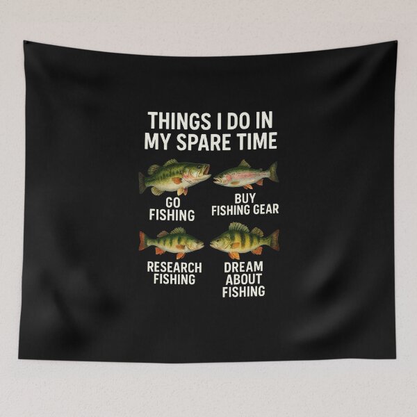 Item preview, Things I Do In My Spare Time Funny Fishing designed and sold by MOHITSALVI.