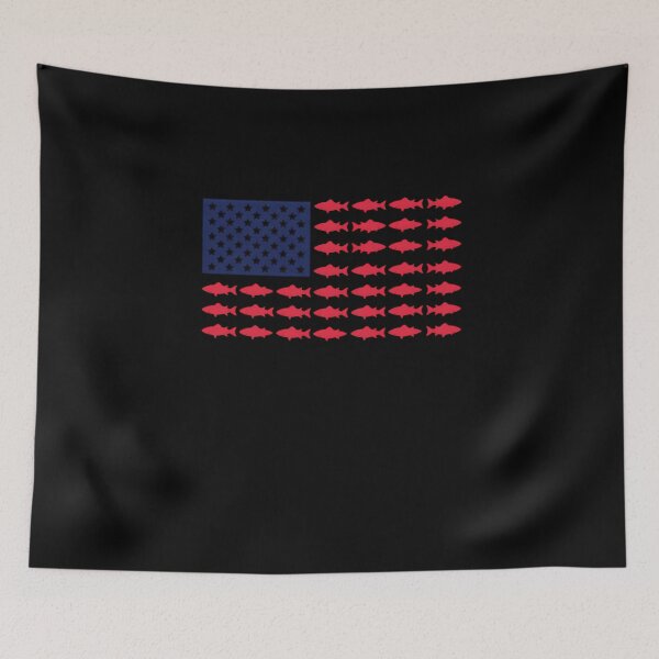 Item preview, American Flag Fishing Bass Fish Dad Kids Patriotic designed and sold by MOHITSALVI.