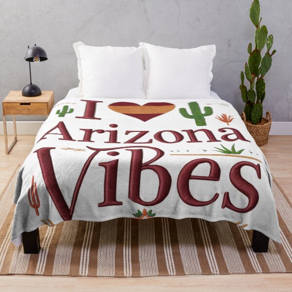 Item preview, I ♡ Arizona Vibes Embroidered Desert Design designed and sold by ArtDesignTp.