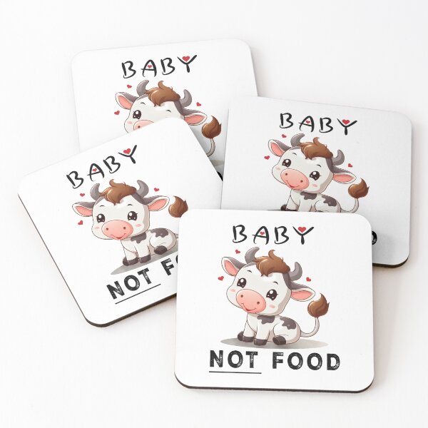 Item preview, Baby - not food tees, Baby cows, Baby animal tees, Animal mugs, Cow mugs, Cow stickers,  designed and sold by karinasalwaszka.