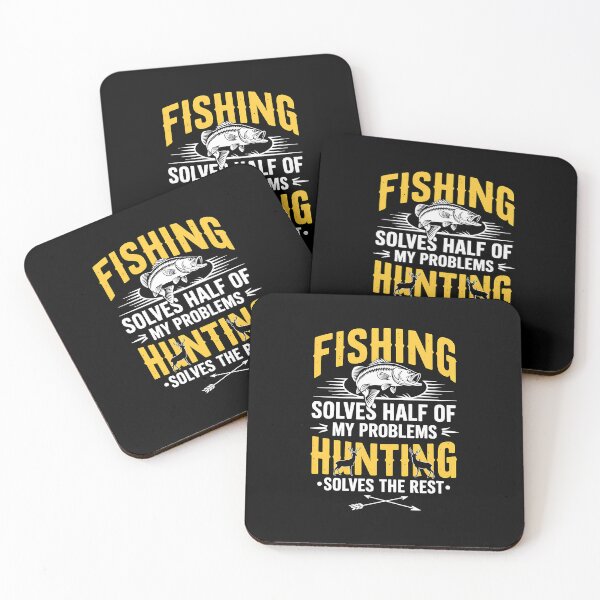 Item preview, Fishing & Hunting solve my Problems Funny Gift designed and sold by MOHITSALVI.