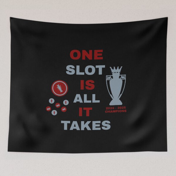 Item preview, One Slot Is All It Takes - Liverpool FC | Arne Slot | Premier League 2025 Champions designed and sold by TeesByAngelzB.