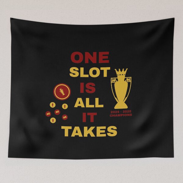 Item preview, One Slot Is All It Takes - Liverpool FC | Arne Slot | Premier League 2025 Champions designed and sold by TeesByAngelzB.