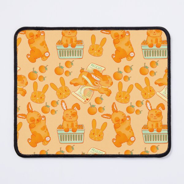Item preview, Orange Bunny Pattern – Cute Kawaii Animal Illustration  designed and sold by KandiiJar.