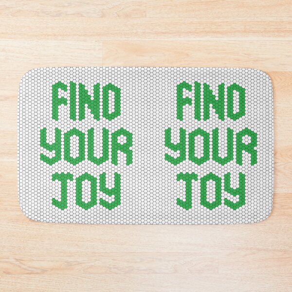 Item preview, Find Your Joy Green Mosaic Mental Health Reminder designed and sold by kakarikihill.