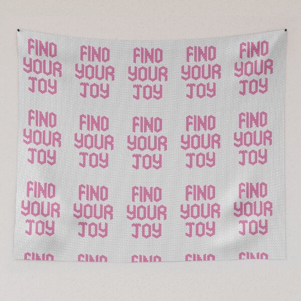 Item preview, Find Your Joy Pink Mosaic Mental Health Reminder designed and sold by kakarikihill.