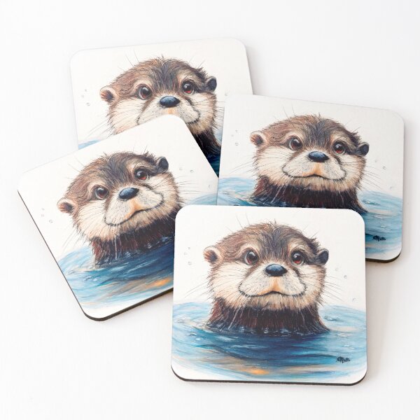 Item preview, Playful otter designed and sold by NathBros.