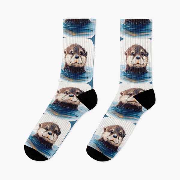 Item preview, Playful otter designed and sold by NathBros.