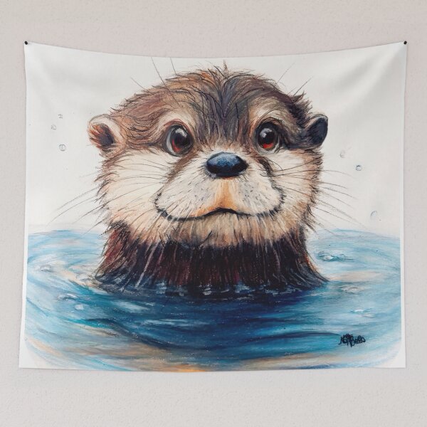 Item preview, Playful otter designed and sold by NathBros.