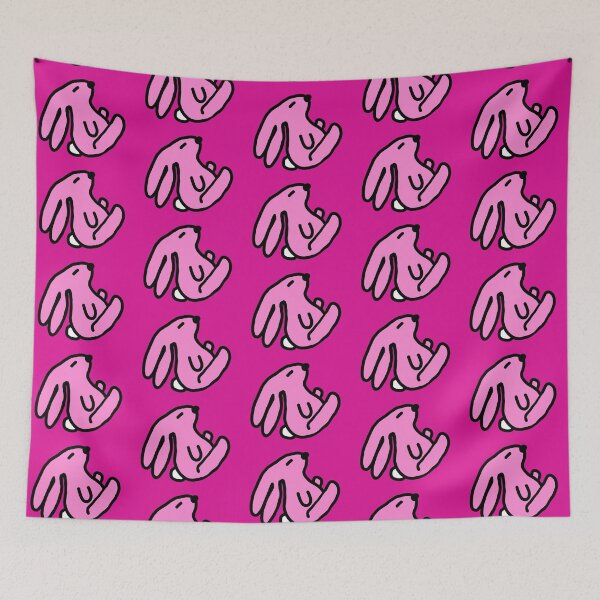 Item preview, Wobbly Bunny (Pink) designed and sold by looloobug01.
