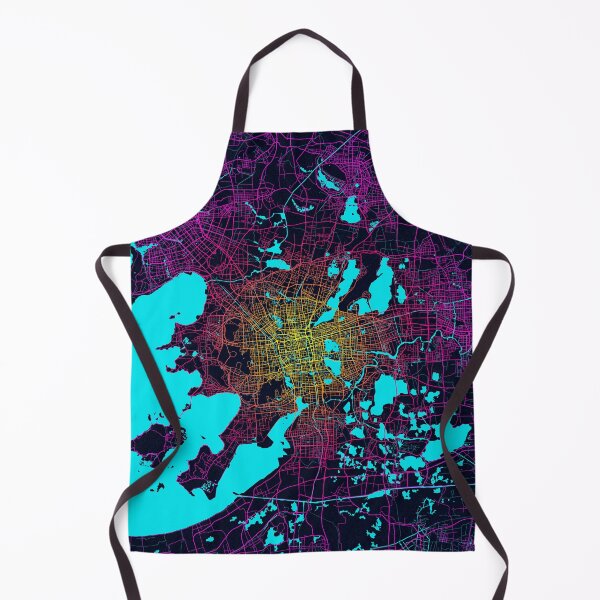 Item preview, Suzhou City Map of Jiangsu, China - Neon designed and sold by deMAP.