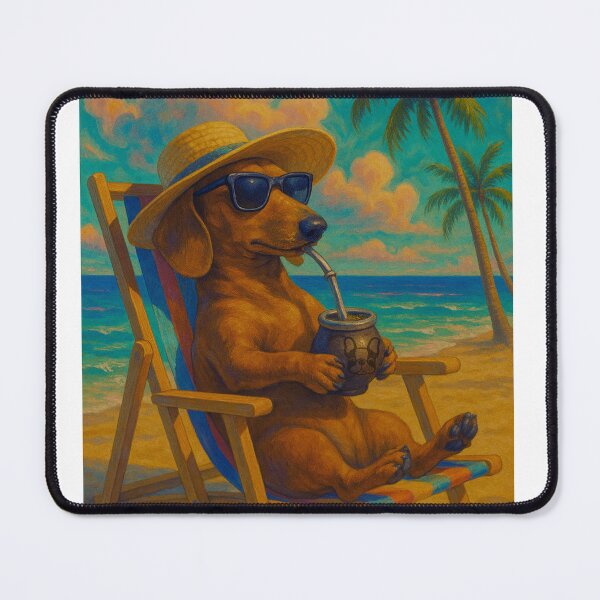 Item preview, Beach Bitch - Dachshund Mate Lover designed and sold by Sofiabenit1.