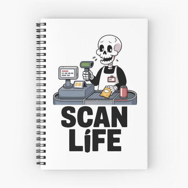 Item preview, Scan Life Skeleton Grocery Humor designed and sold by Taans-Creation.