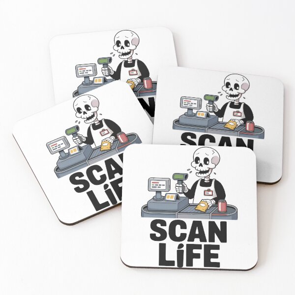 Item preview, Scan Life Skeleton Grocery Humor designed and sold by Taans-Creation.