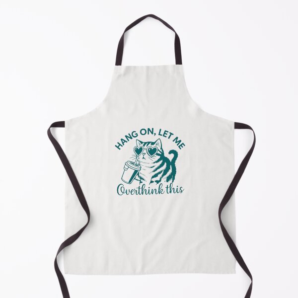 Item preview, Hang On Let Me Overthink This Retro Cat Gift for Women Men designed and sold by TalalosART.