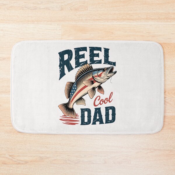 Item preview, Reel Cool Dad Fishing Dadd American US Flag Fathers Day designed and sold by TalalosART.