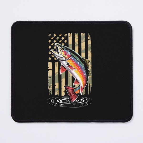 Item preview, Speckled Brook trout American flag Fishing designed and sold by TalalosART.