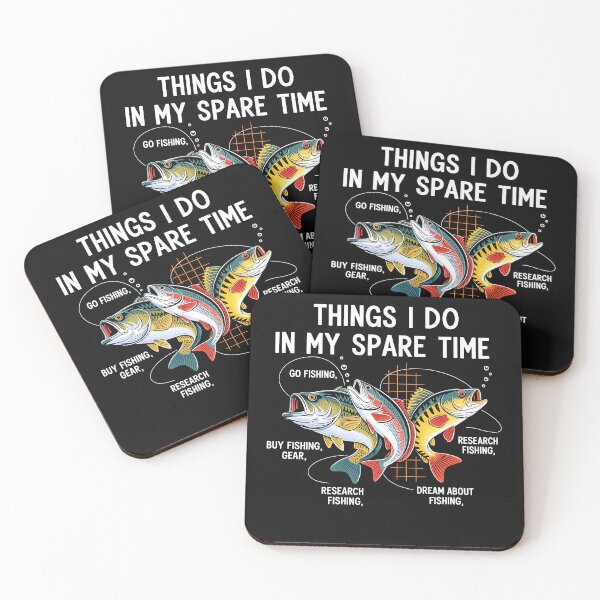 Item preview, Things I Do In My Spare Time Funny Fishing designed and sold by TalalosART.