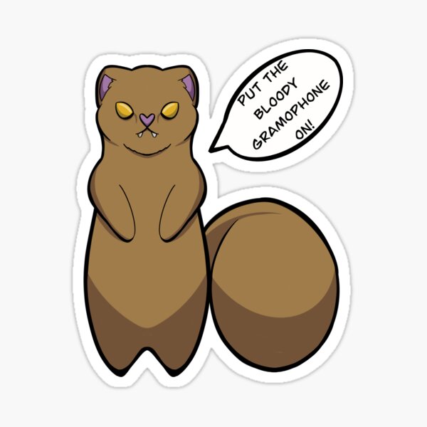 Item preview, Gef the Mongoose (Gramophone edition) designed and sold by Paw Print Studios.