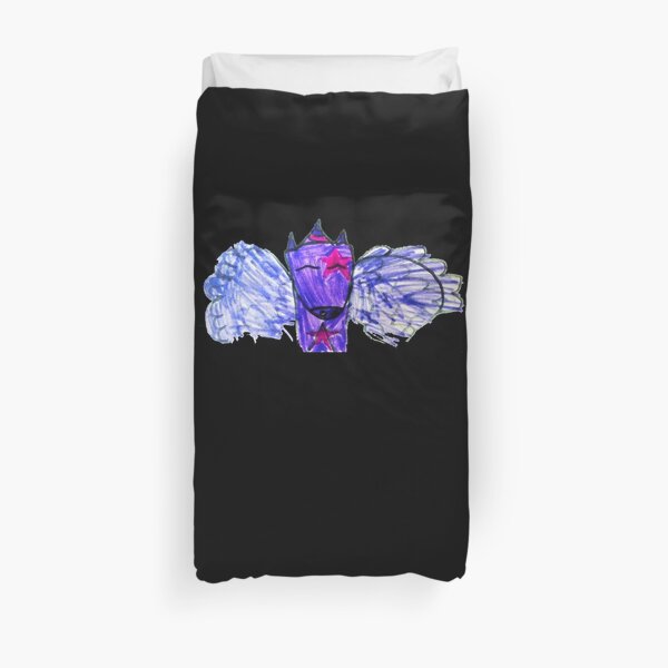 The Unicorn That Wanted To Dress Up As A Bat For Halloween Duvet Cover
