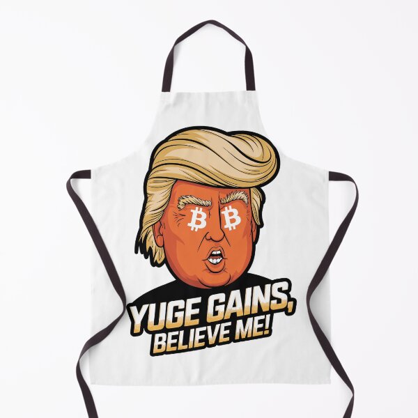 Item preview, YUGE Gains, Believe Me! – Trump Bitcoin Meme Shirt designed and sold by BeamiCreations.