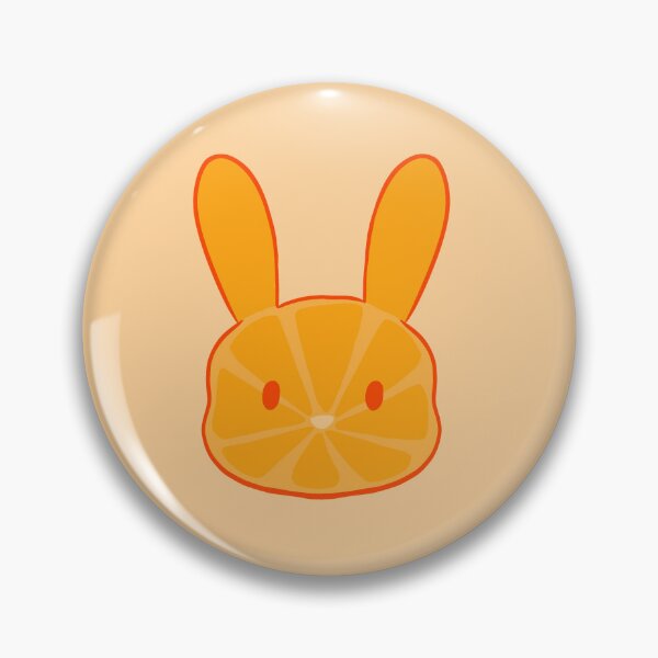 Item preview, Orange Bunny – Cute Kawaii Animal Illustration  designed and sold by KandiiJar.