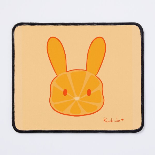 Item preview, Orange Bunny – Cute Kawaii Animal Illustration  designed and sold by KandiiJar.