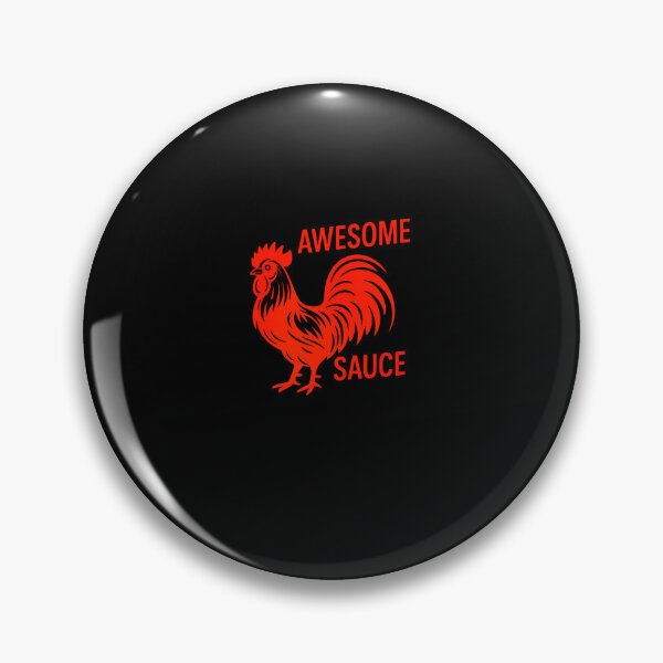 Item preview, Awesome Sauce with Picture of Rooster designed and sold by diyoor.