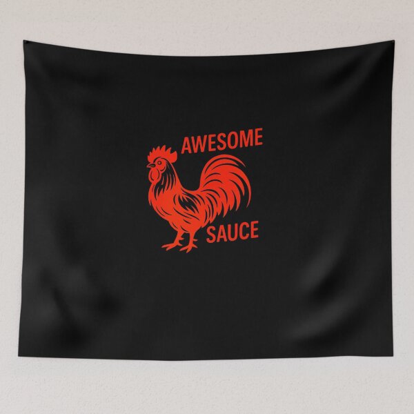 Item preview, Awesome Sauce with Picture of Rooster designed and sold by diyoor.