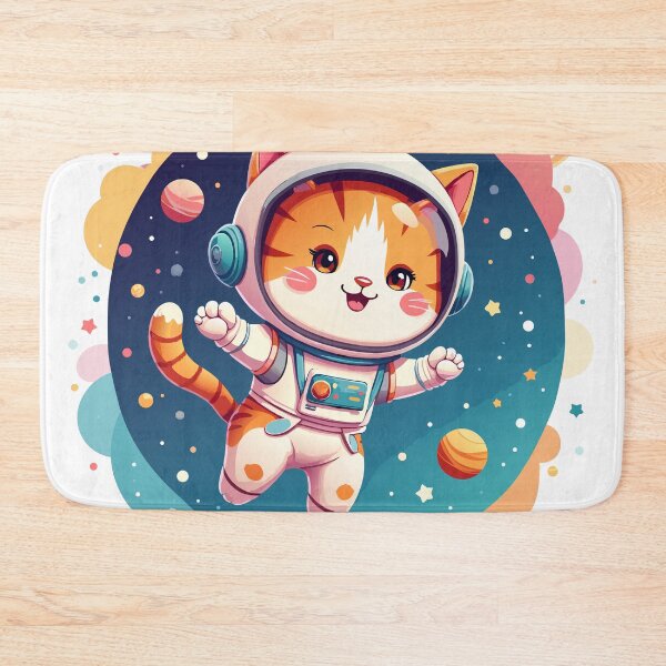 Item preview, Cosmic Space Cat | Cute Cartoon Astronaut Kitten designed and sold by NovaProArt.