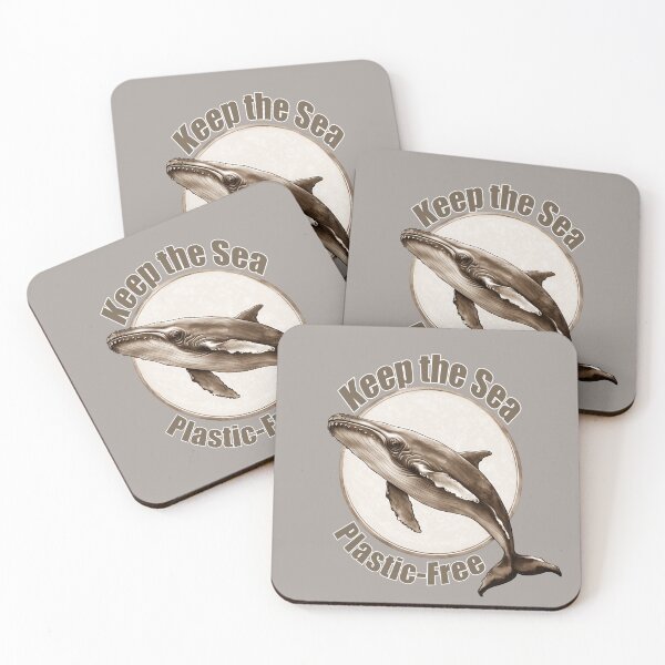 Item preview, Keep the Sea Plastic Free designed and sold by KiwiArtistDK.