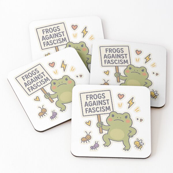Item preview, Frogs Against Fascism designed and sold by SnugBugz.