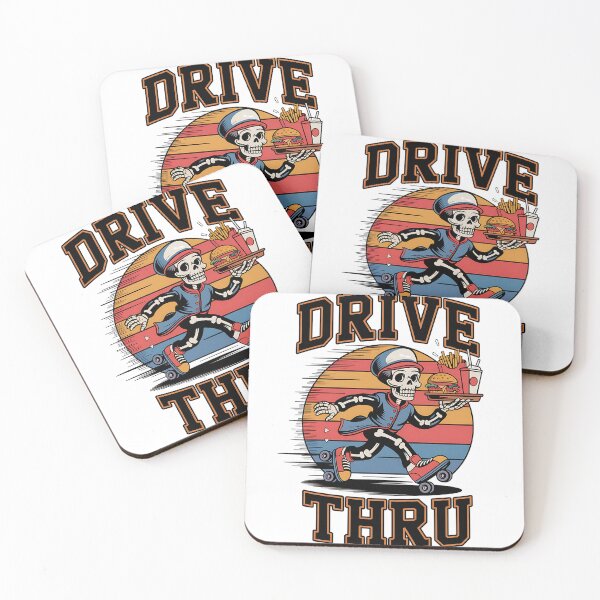Item preview, Retro Skeleton Roller Drive-Thru Vibes designed and sold by Taans-Creation.