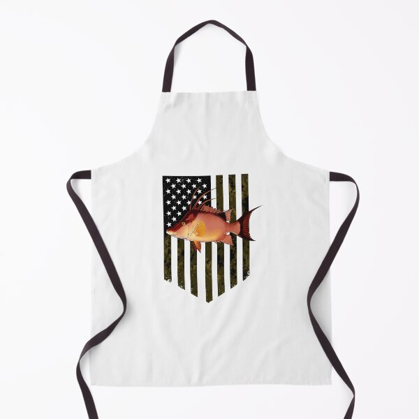 Item preview, Camo American Flag Hogfish Fishing 4th Of July designed and sold by diyoor.