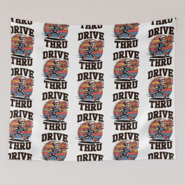 Item preview, Retro Skeleton Roller Drive-Thru Vibes designed and sold by Taans-Creation.