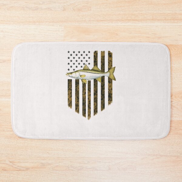 Item preview, Camo American Flag Snook Fishing 4th Of July designed and sold by diyoor.