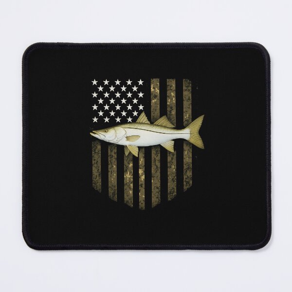 Item preview, Camo American Flag Snook Fishing 4th Of July designed and sold by diyoor.