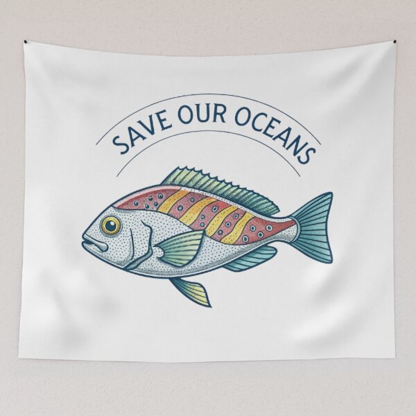 Item preview, SAVE OUR OCEANS designed and sold by likbatonboot.