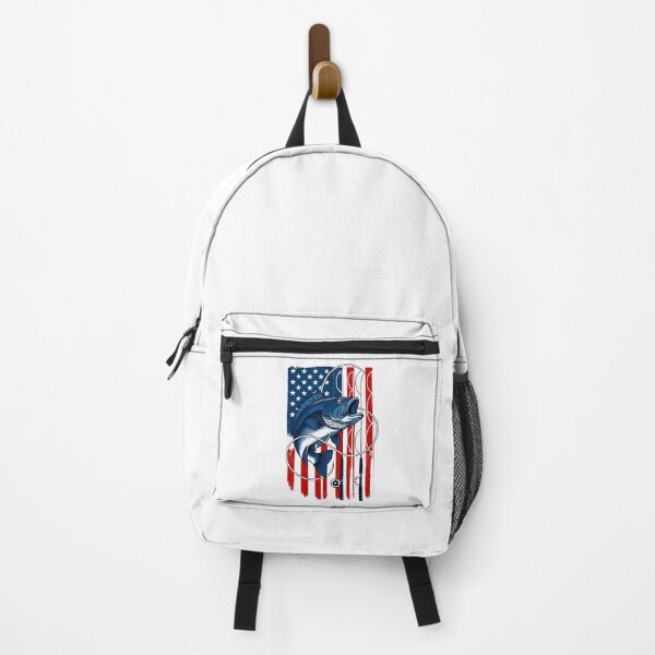 Item preview, Fishing Vintage American Flag Bass Fisherman Gifts designed and sold by diyoor.