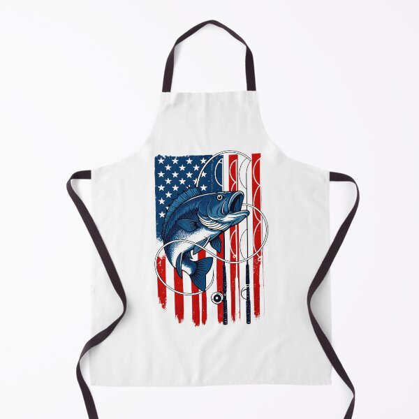 Item preview, Fishing Vintage American Flag Bass Fisherman Gifts designed and sold by diyoor.