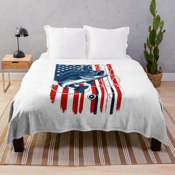 Item preview, Fishing Vintage American Flag Bass Fisherman Gifts designed and sold by diyoor.