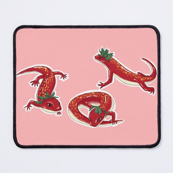 Item preview, Strawberry Salamanders designed and sold by stripedtattoo.