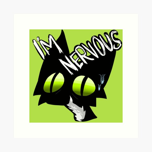 Item preview, Nervous Kitty designed and sold by Sharks-n-Such.