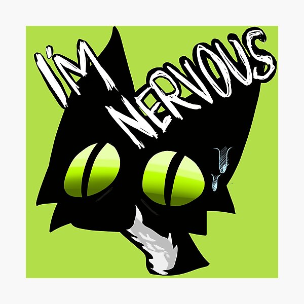 Item preview, Nervous Kitty designed and sold by Sharks-n-Such.