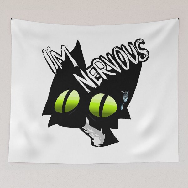 Item preview, Nervous Kitty designed and sold by Sharks-n-Such.