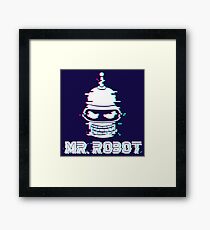 MR ROBOT Framed Print