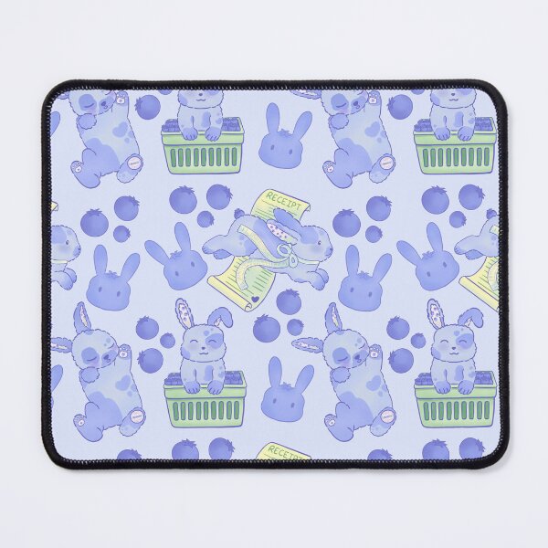 Item preview, Blueberry Bunny Pattern – Cute Kawaii Animal Illustration  designed and sold by KandiiJar.