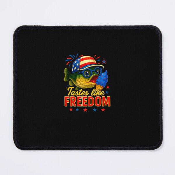 Item preview, Funny Usa Fishing Tastes Like Freedom 4th Of July America designed and sold by facegm.