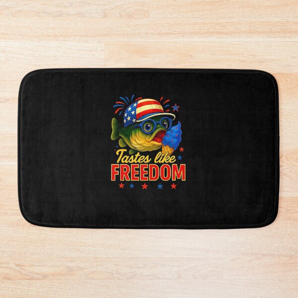 Item preview, Funny Usa Fishing Tastes Like Freedom 4th Of July America designed and sold by facegm.